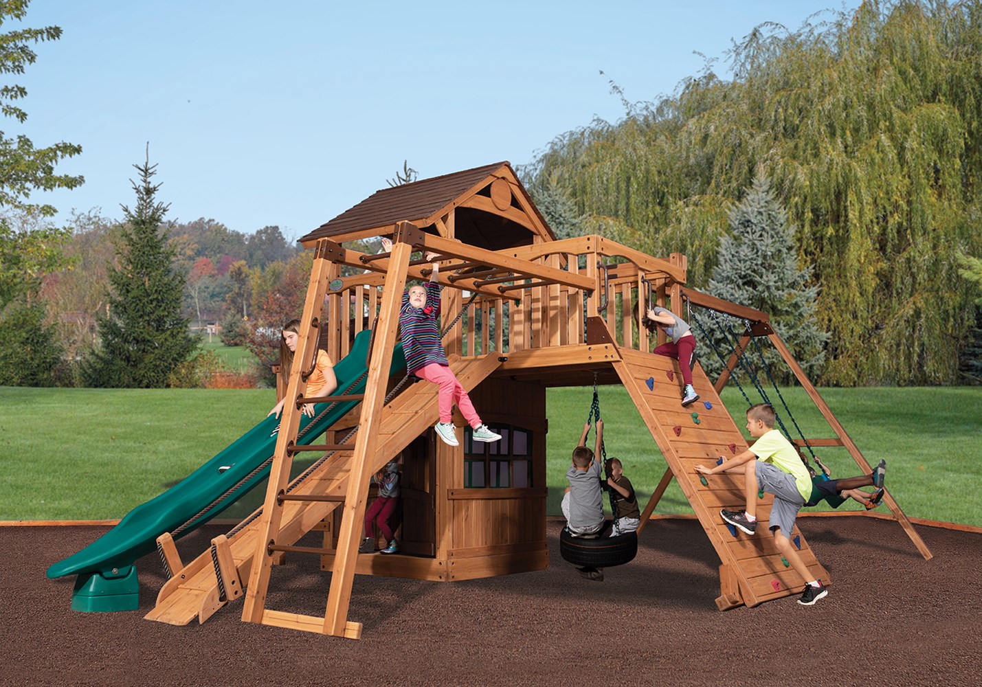 cheap outdoor playsets for kids
